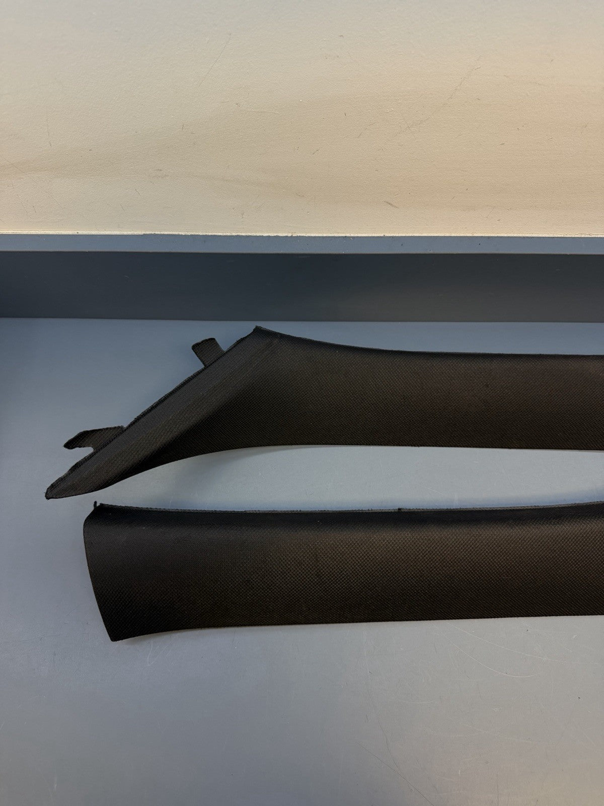 12-16 BMW F30 Front Left & Right A Pillar Trim Panel Cover BLACK 7220995 7220996