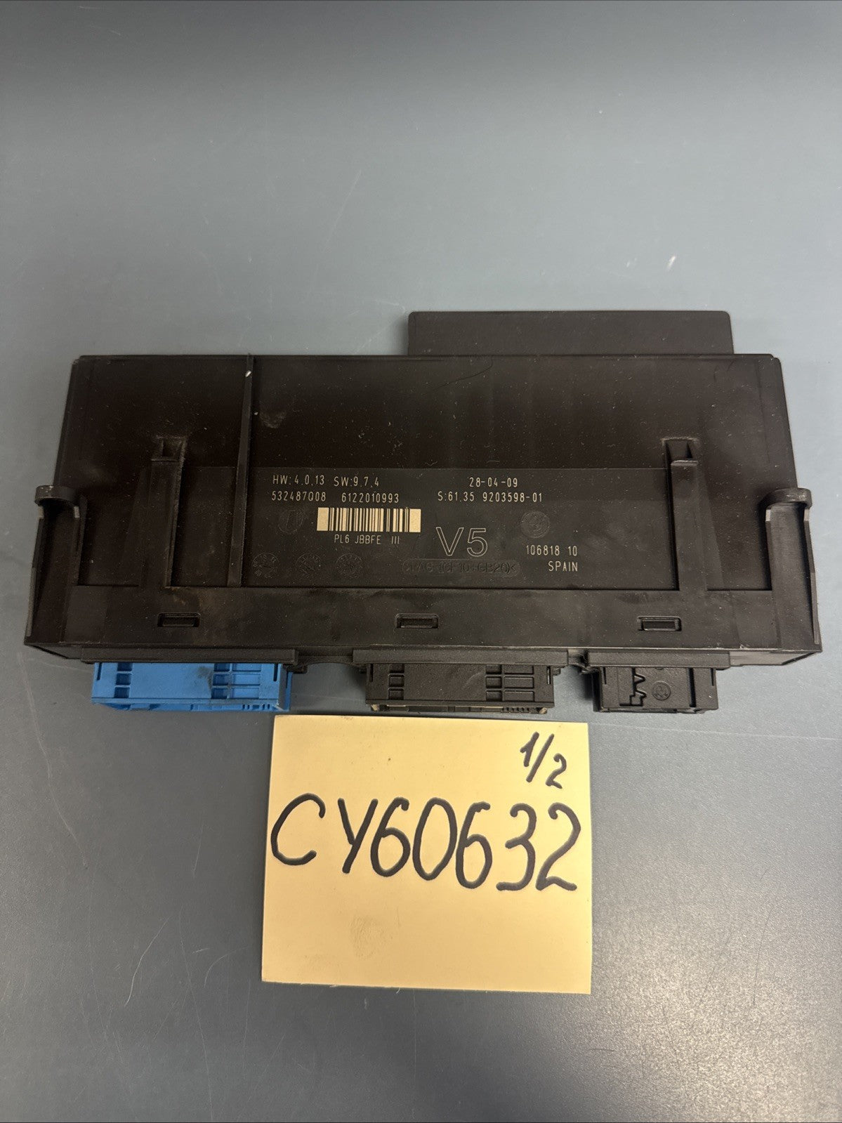 2009 BMW 750i Junction Power Body Control Module OEM Used 9203598