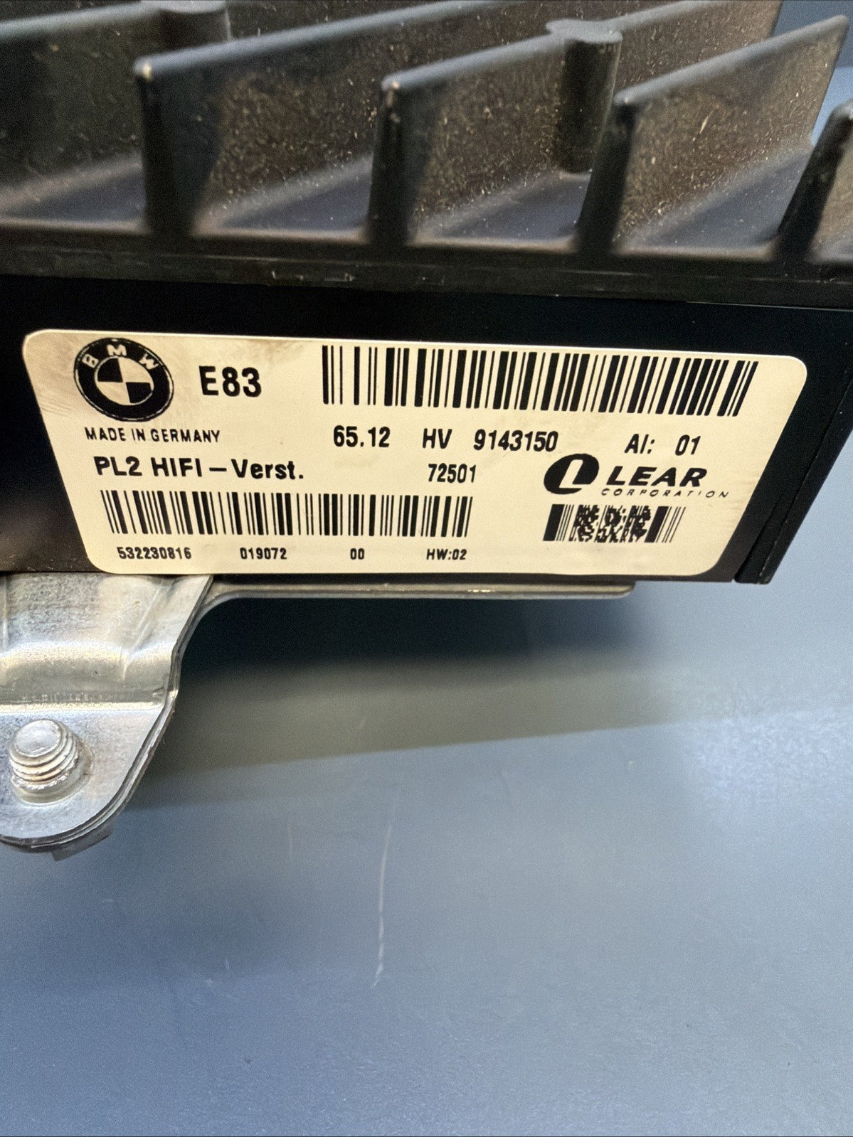 05 06 07 08 09 10 BMW X3 HI-FI Audio Sound System Amplifier 9143150 OEM