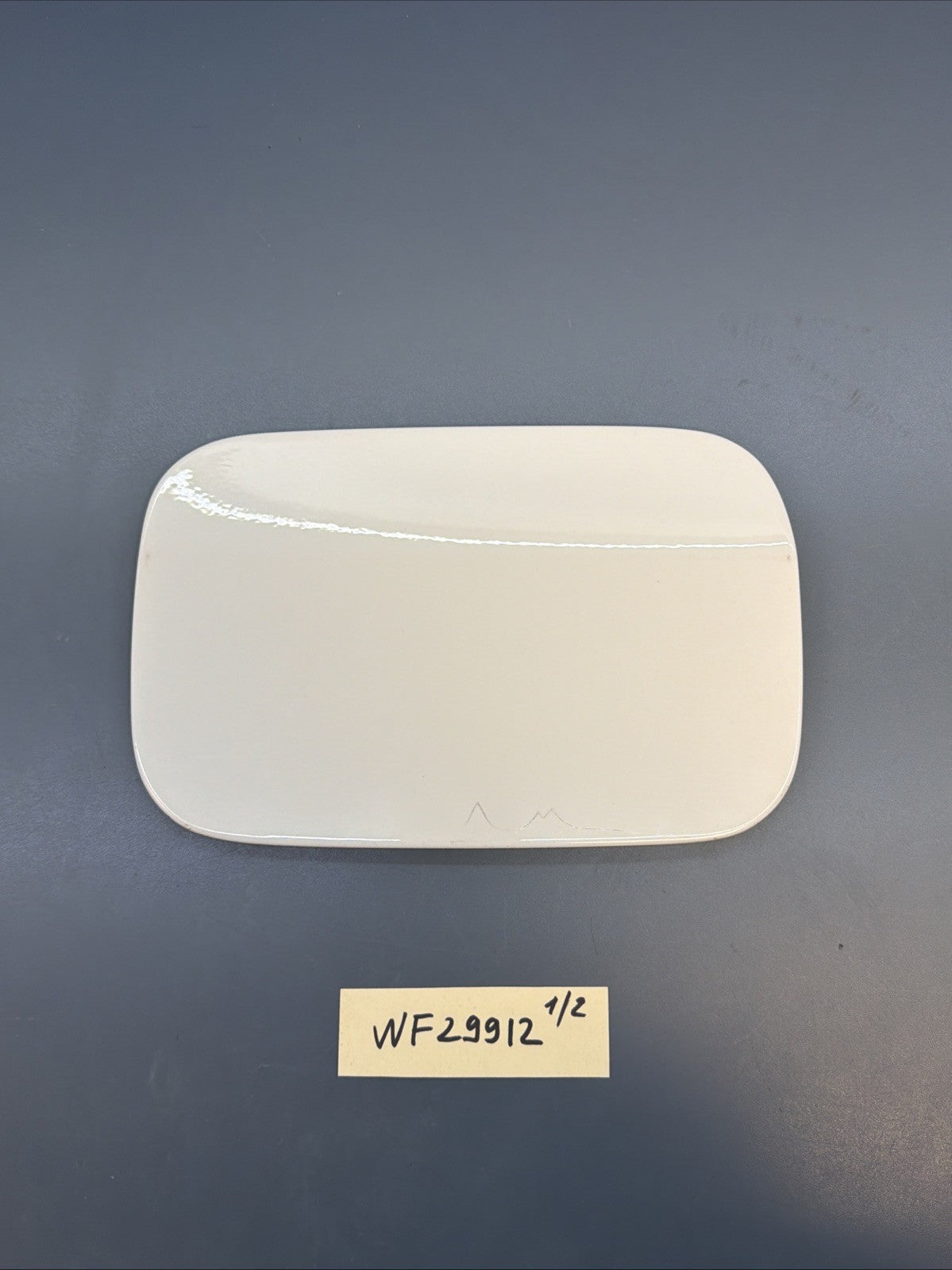 2007 OEM BMW X3 E83 Rear Fuel Gas Tank Flap Lid Cover White 51177055877