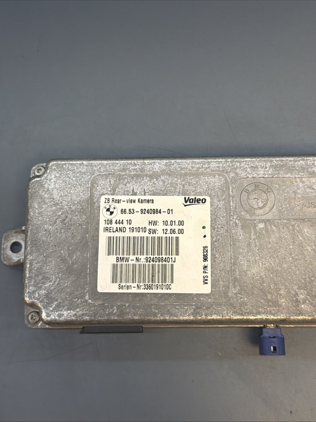 2011-2016 BMW 528I/535I/550I F10 REAR VIEW CAMERA CONTROL MODULE OEM 66539240984