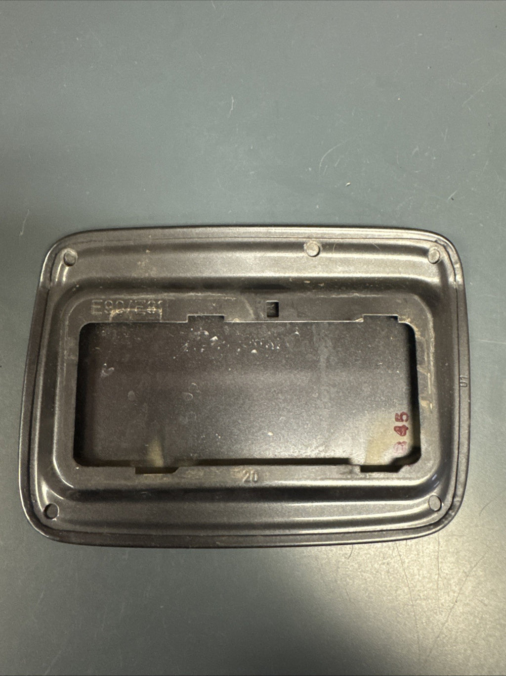 06-12 BMW E90 E91 328i Fuel Filler Door Cover Cap Gasoline Petrol Gray OEM