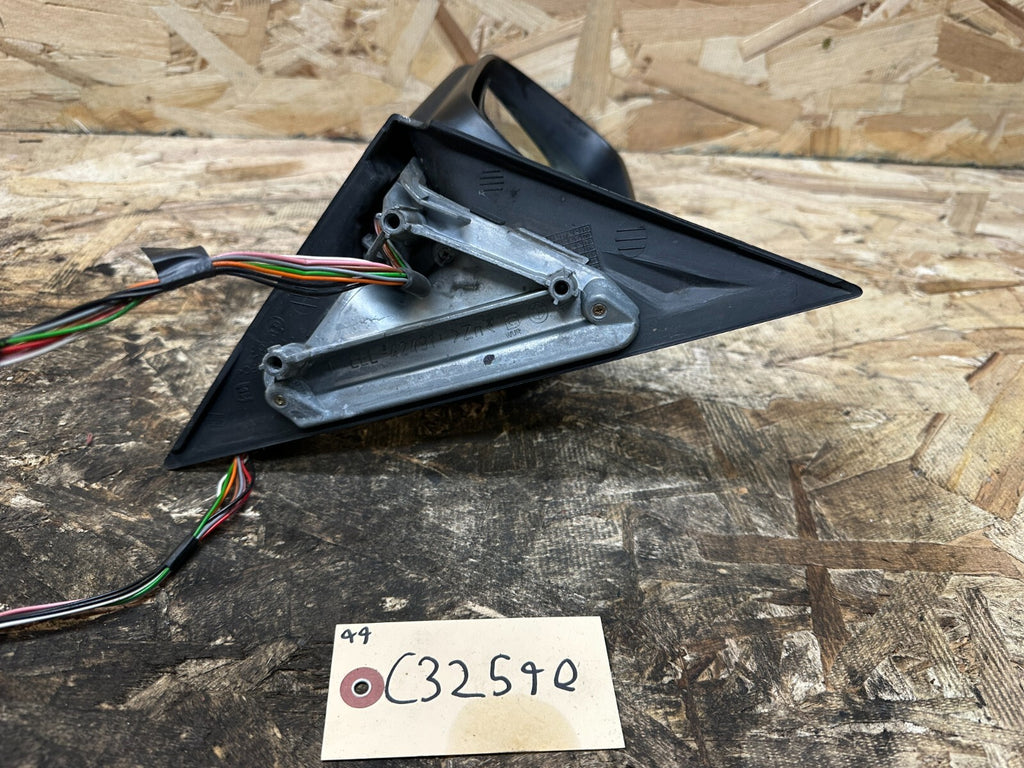 BMW 1997-2002 E46 PRE LCI LEFT/DRIVER SIDE VIEW MIRROR BLACK OEM 0117351