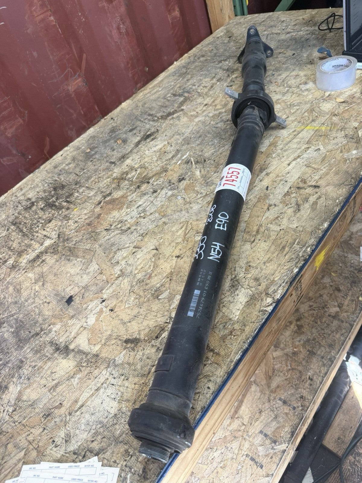 2007-2013 BMW 335Xi XDrive E90 AWD AT Rear Drive Shaft Propeller OEM 7574679
