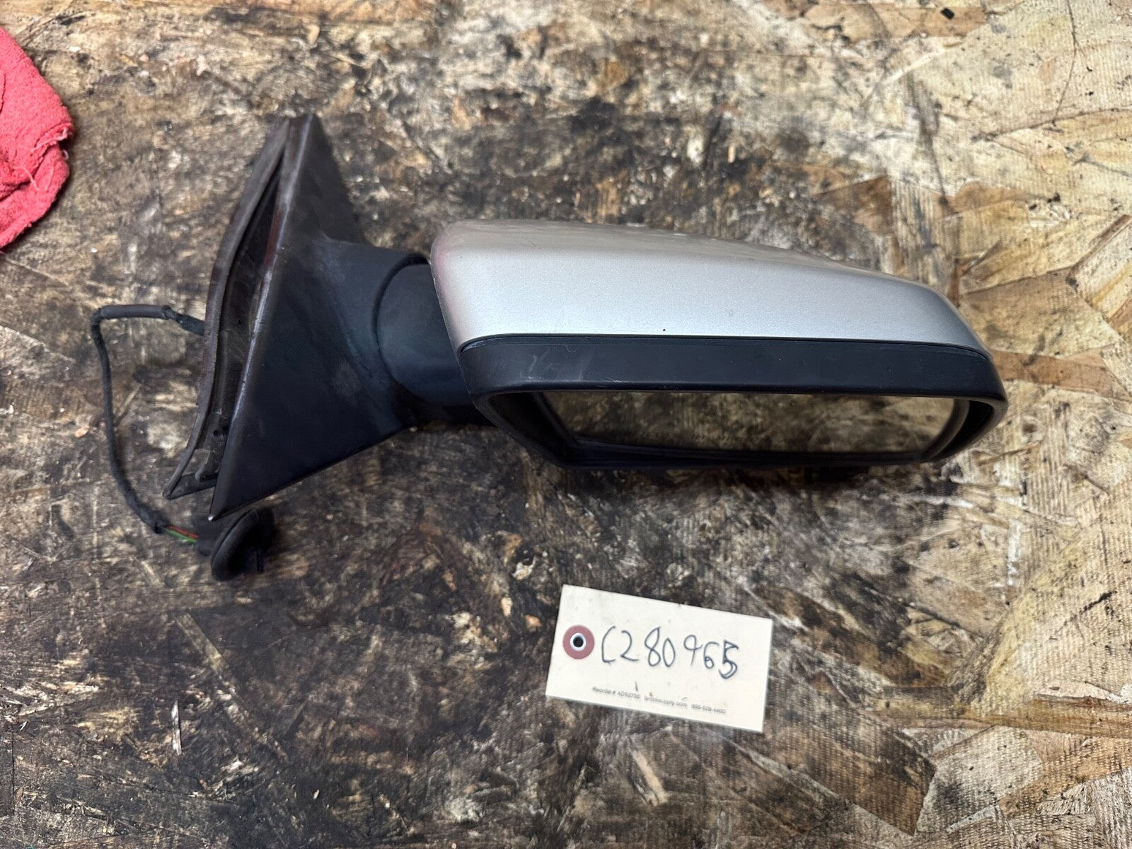 BMW 2006-2010 E60/E61 RIGHT PASSANGER SIDE MIRROR SILVER OEM BMW 7043437/7038344