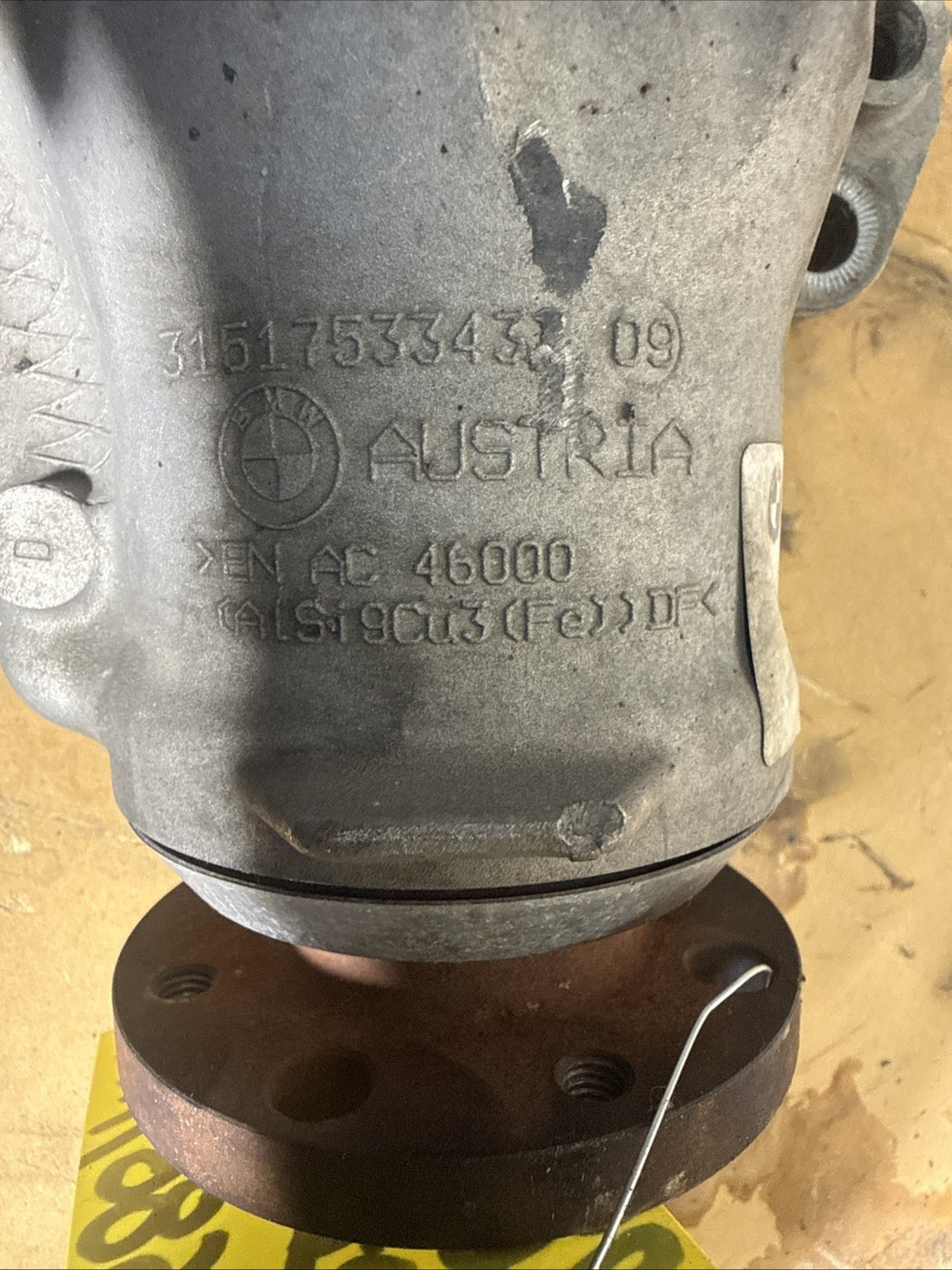 Front Differential Carrier Final 3.91 Drive AWD Diff OEM BMW E90 328XI 7601770