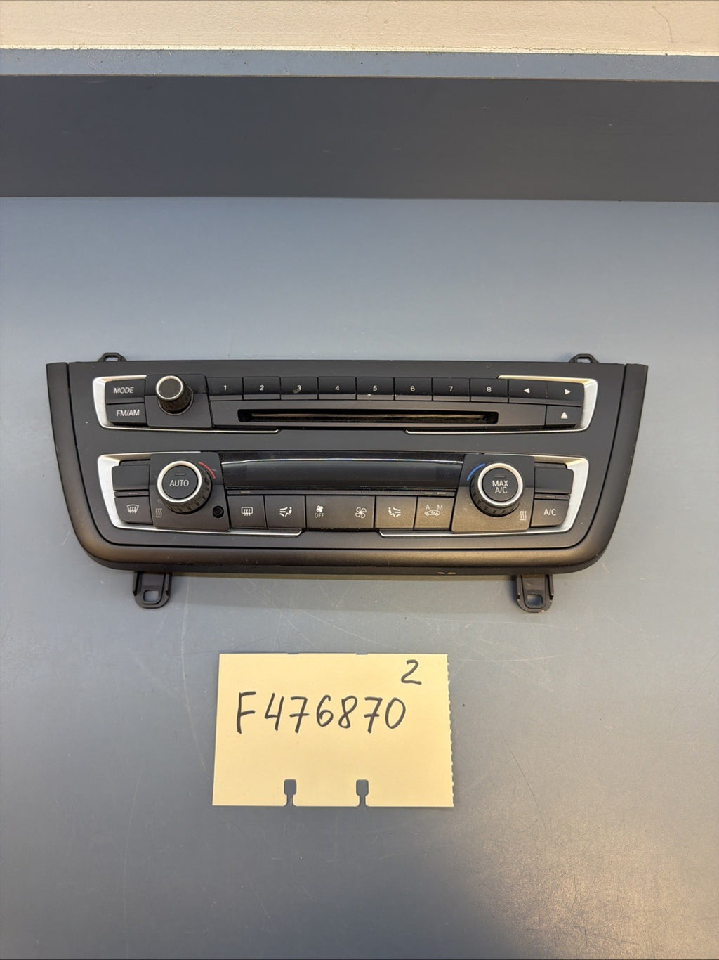 BMW 3 F30 F31 F35 Climate Control Unit A/C Air Conditioning Panel Switch 9226784