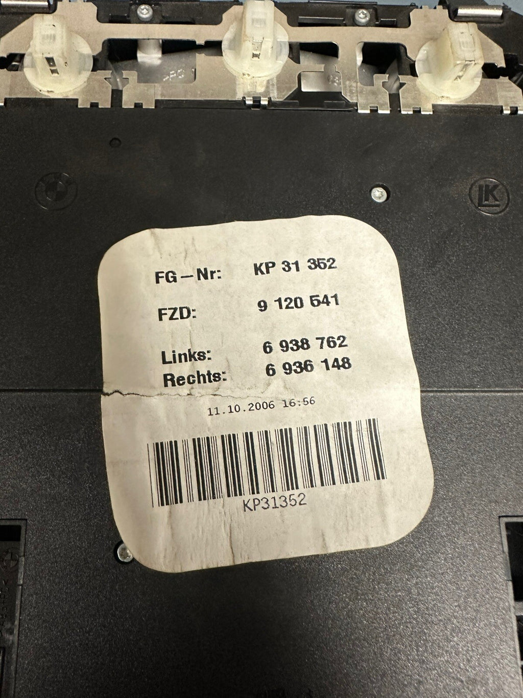 07-08 BMW E90 E91 E92 328i 335i Front Dome Light Sun Roof Switch 9120541 Tan