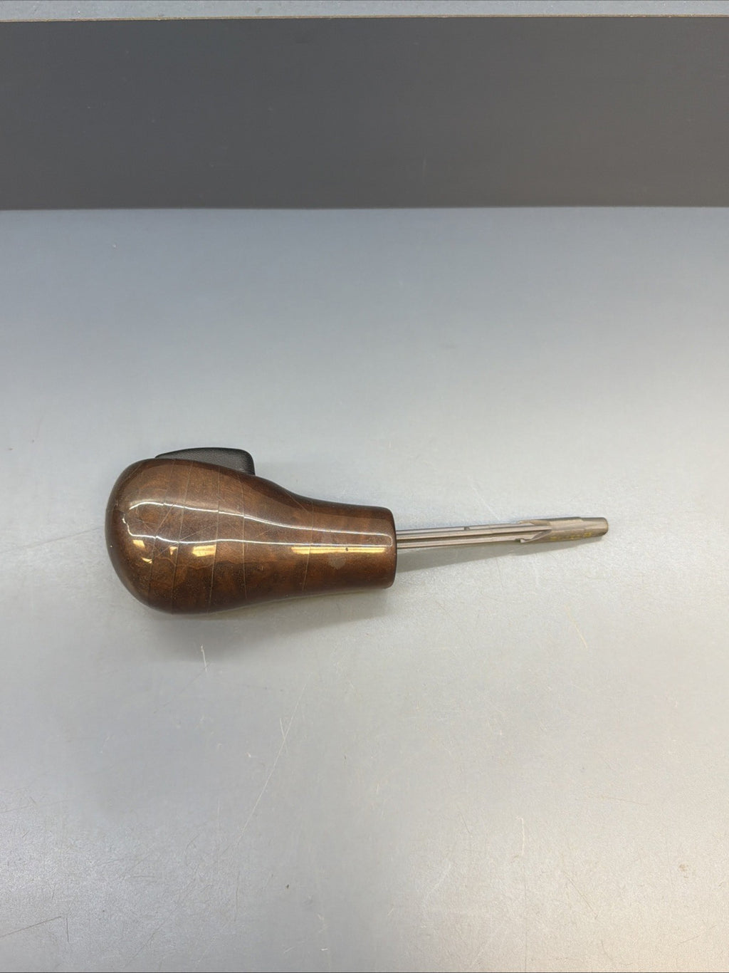97-06 BMW E39 E46 E53 Automatic Gear Selector Shifter Knob Wood Leather 1423500
