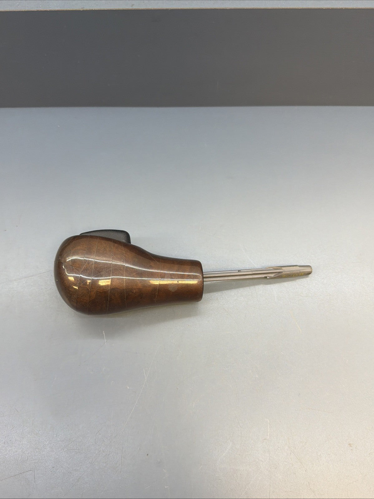 97-06 BMW E39 E46 E53 Automatic Gear Selector Shifter Knob Wood Leather 1423500