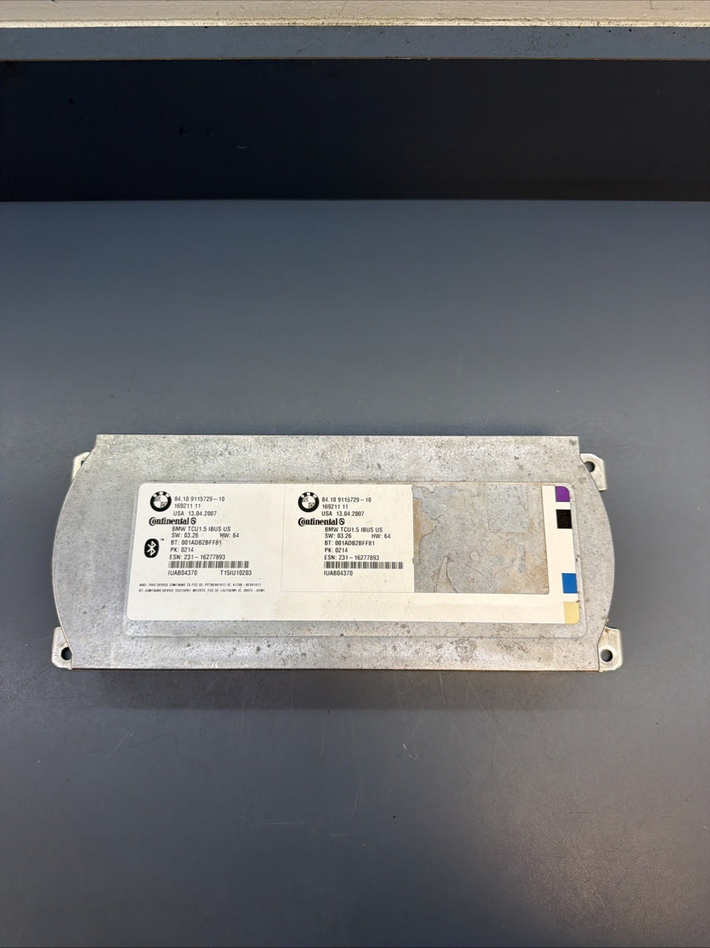 2007 - 2010 BMW X3 Bluetooth Telematics Communication Control Module 9115729 OEM