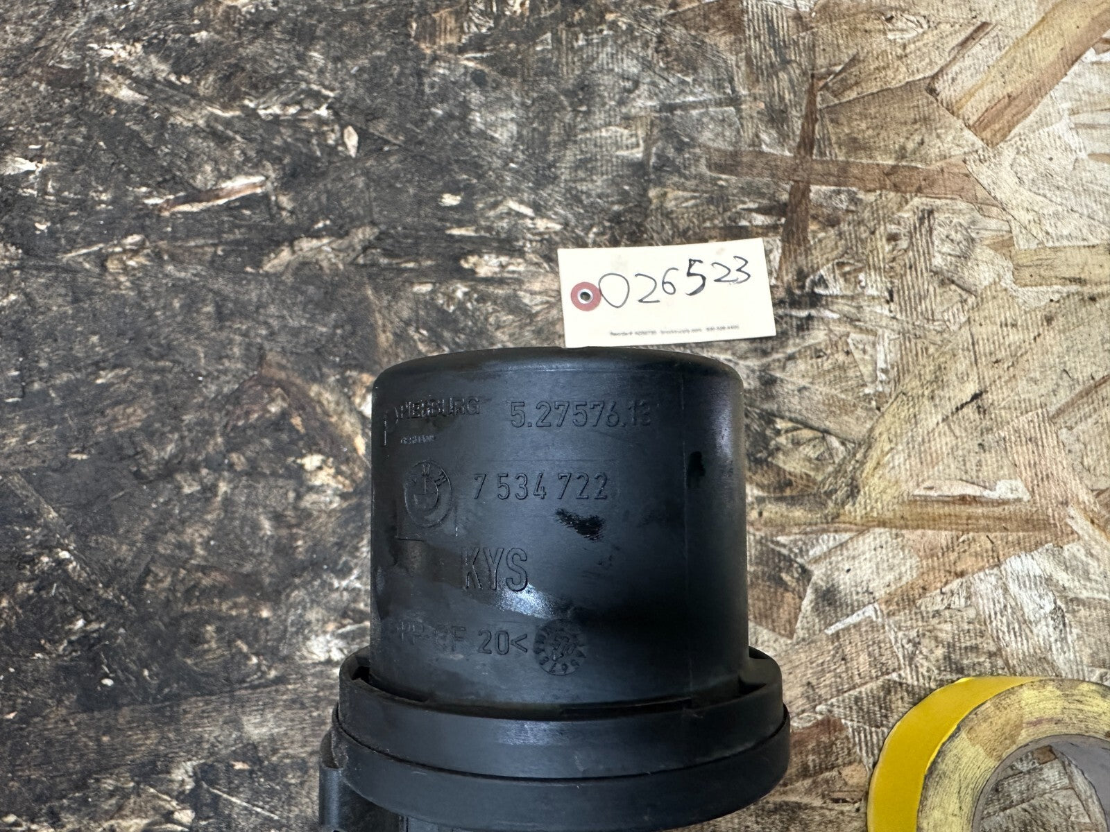 BMW 03-10 E83 X3 SECONDARY AIR INJECTION W MAF SENSOR X3 OEM 7534722+7506210