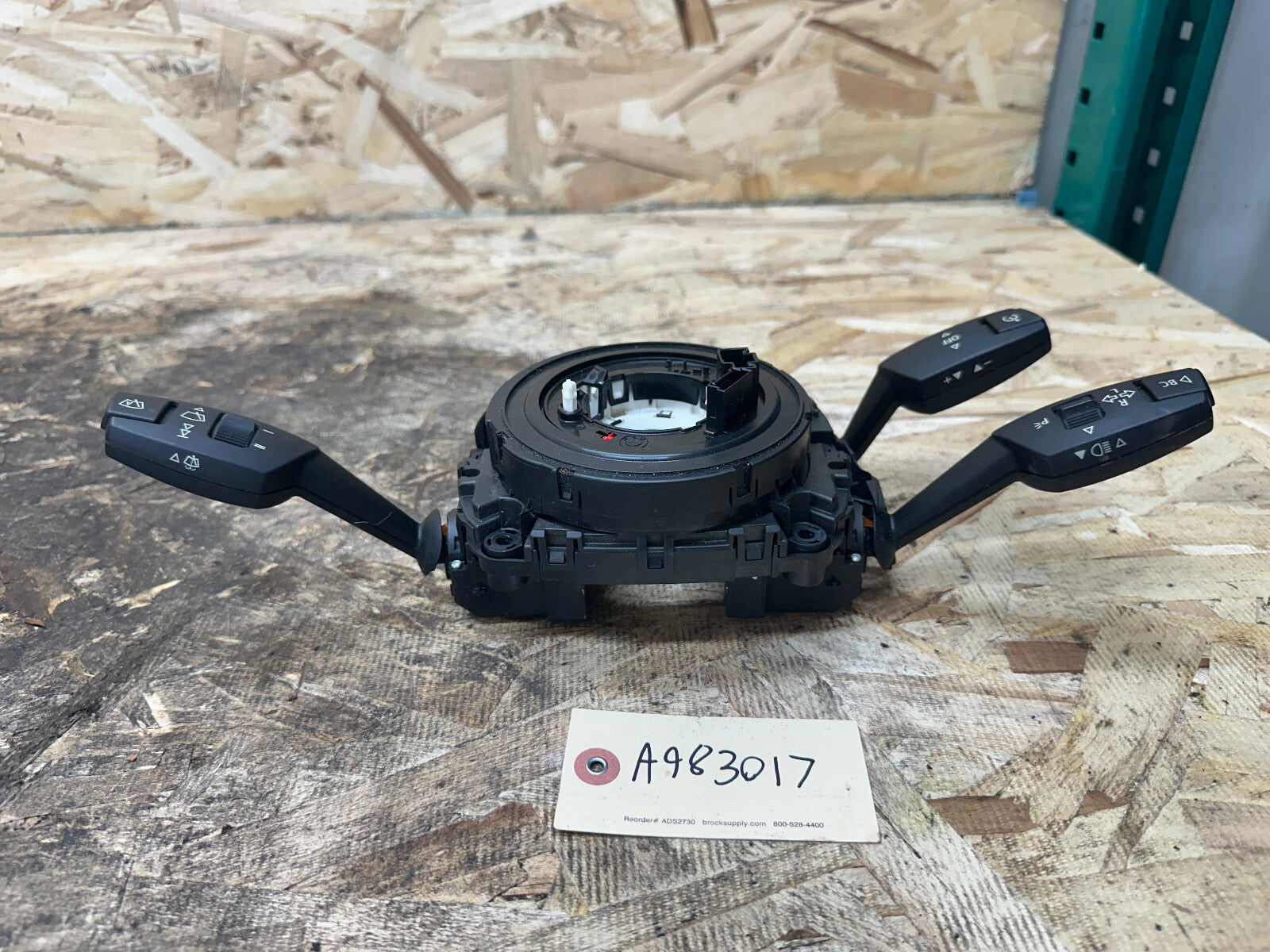BMW 04-16 3 SERIES Z4 STEERING WHEEL COLLUM STOCK SWITCHES+CLOCK SPRING 9123049