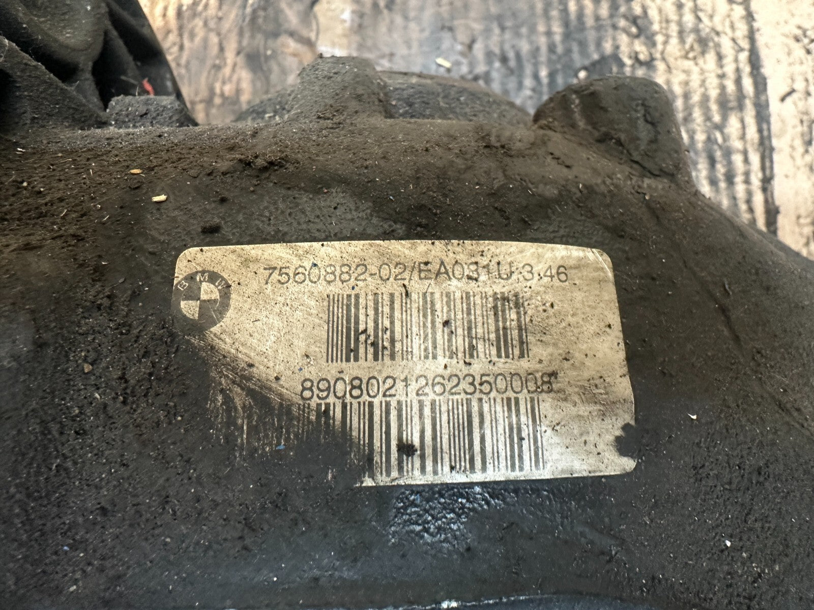BMW E60 535 5 SERIES REAR DIFFERENTIAL FINAL 3.46 DRIVE OEM 7528320/7560882