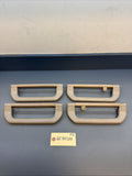 89-95 Bmw E34 5 Series Front & Rear Upper Roof Grab Handle Gray Unit Set  817764