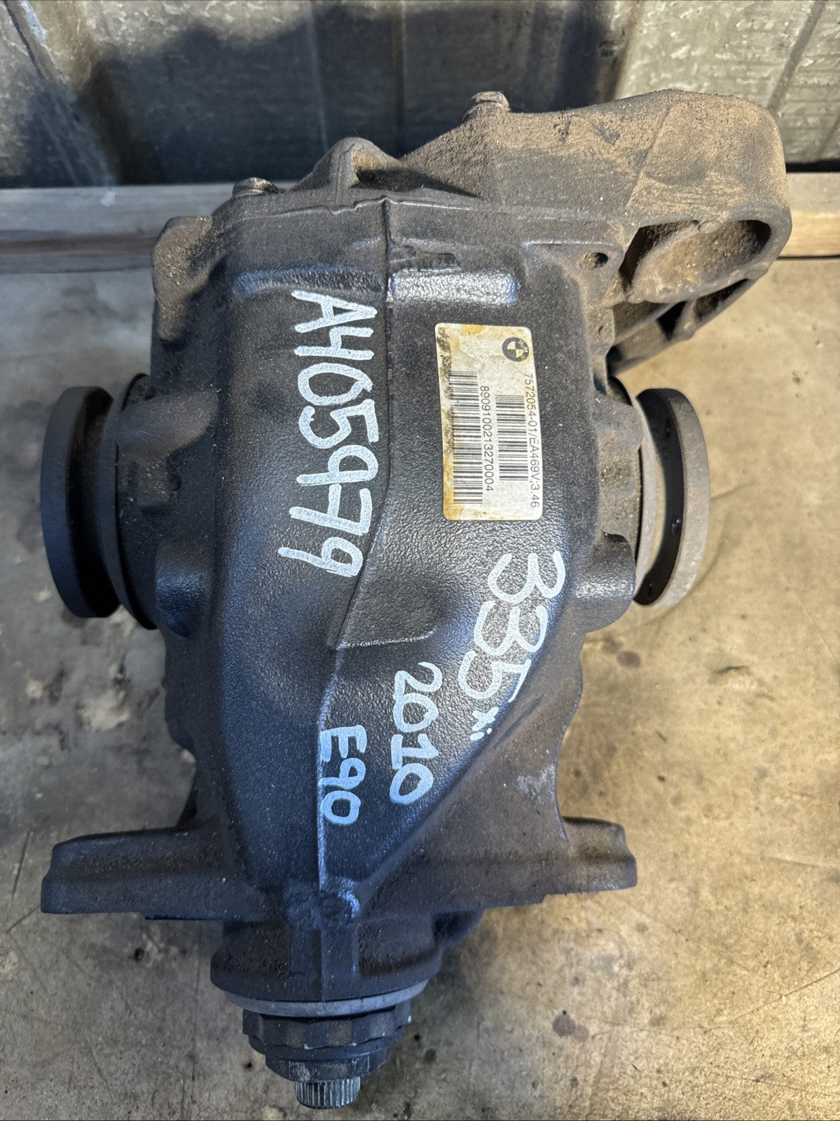 BMW REAR DIFFERENTIAL E90 SERIES 335Xi FINAL DRIVE 3.46 7572054