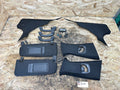 BMW 10-12 F10 5 SERIES SEDAN BLACK INTERIOR TRIM B+C PILLAR+SUN VISOR 12PC SET