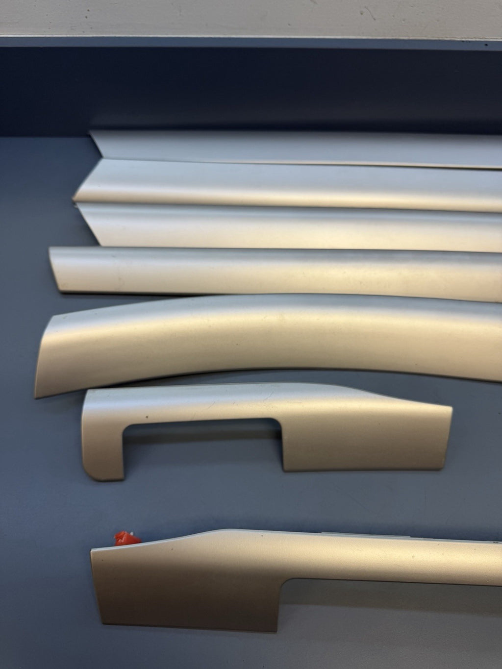 99-05 BMW E46 3-Series 4-Door Interior Trim Finisher Set Silver Chrome 8211465