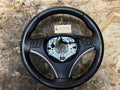BMW 2006-2013 E9X 3 SERIES BLACK SPORT LEATHER STEERING WHEEL OEM 3051626