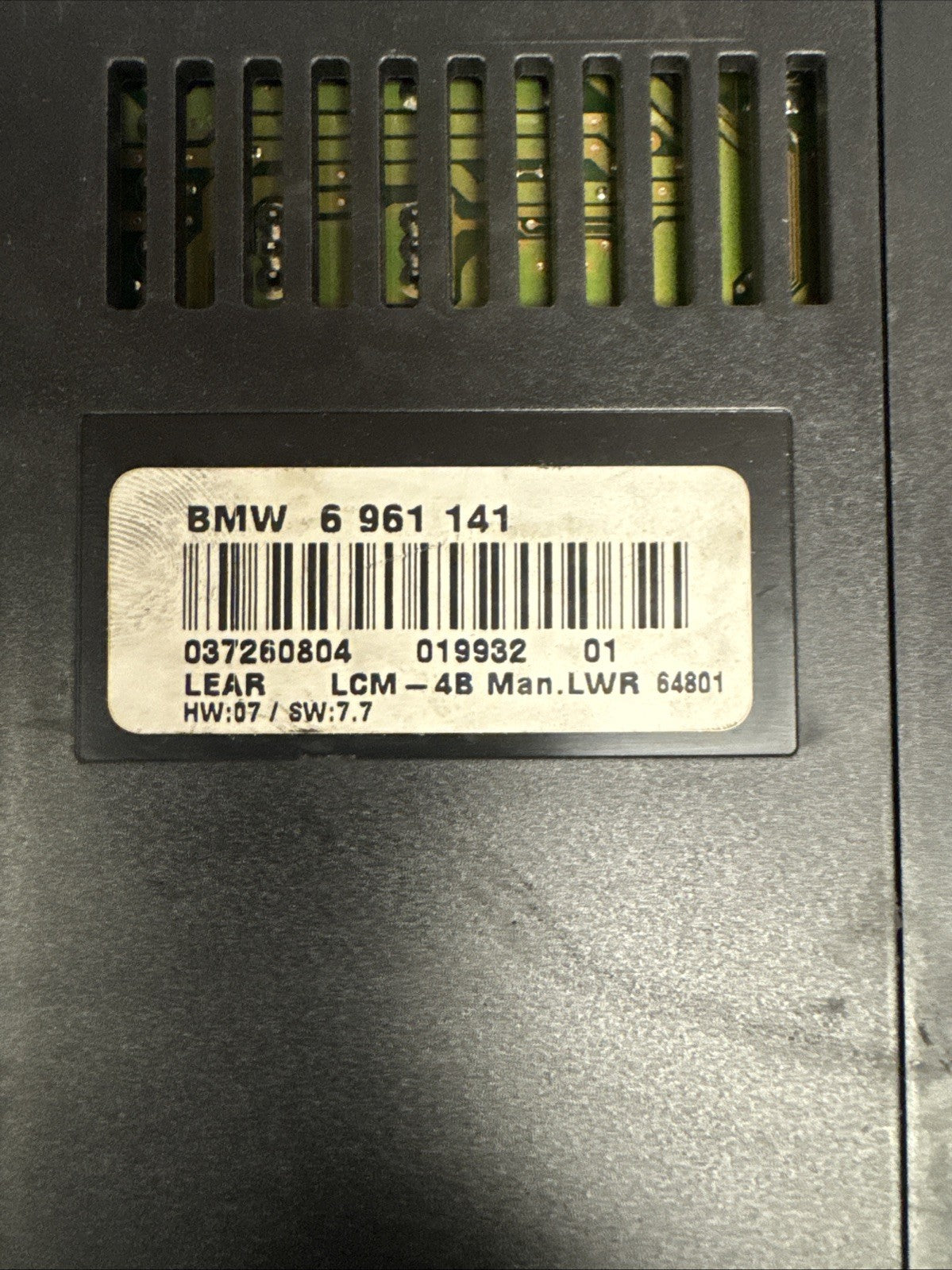 95-03 Bmw E38 5/7 Series Xenon Light and Check Control Module Unit Oem