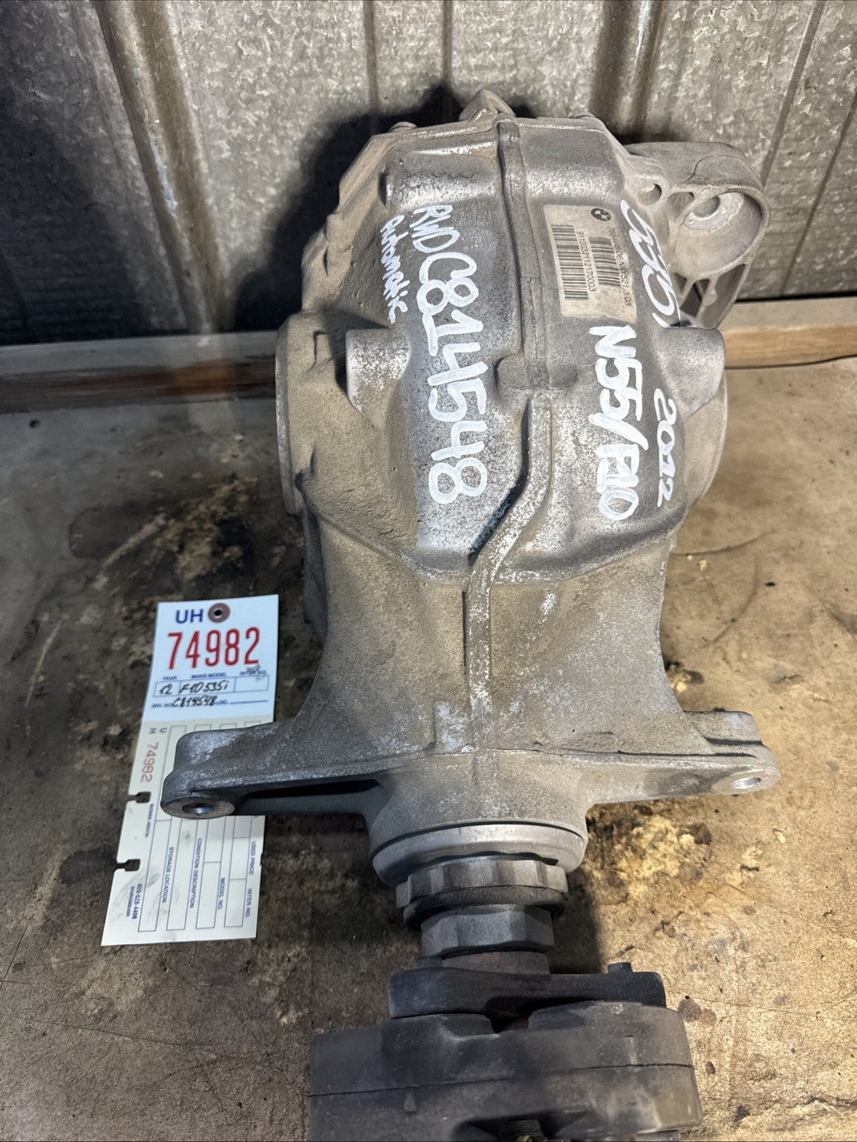 BMW REAR DIFFERENTIAL 5 SERIES F10 FINAL DRIVE 3.08 