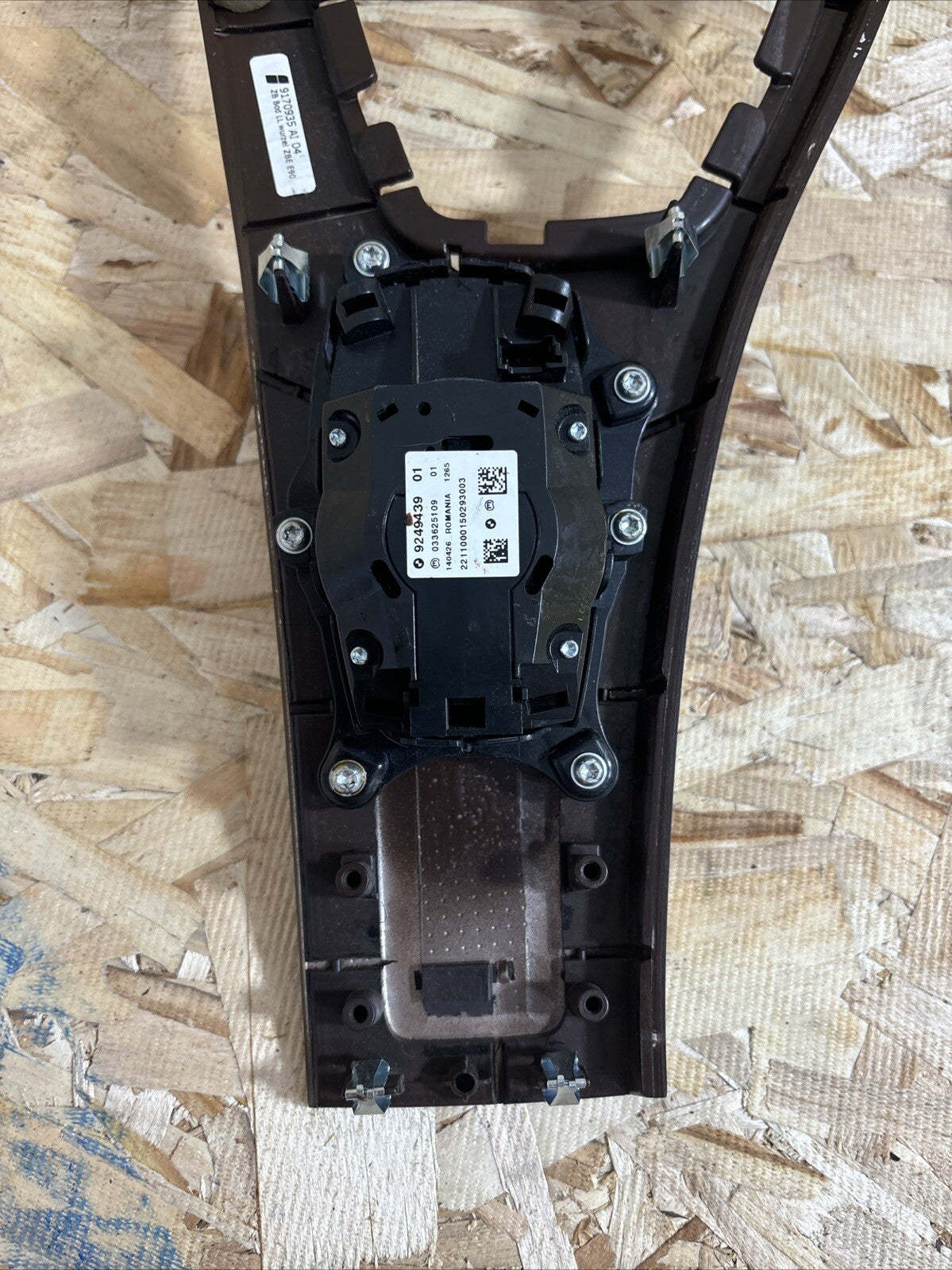 2011 2012 2013 BMW 328i SHIFT BEZEL CONSOLE SWITCHES 9170935 9240958
