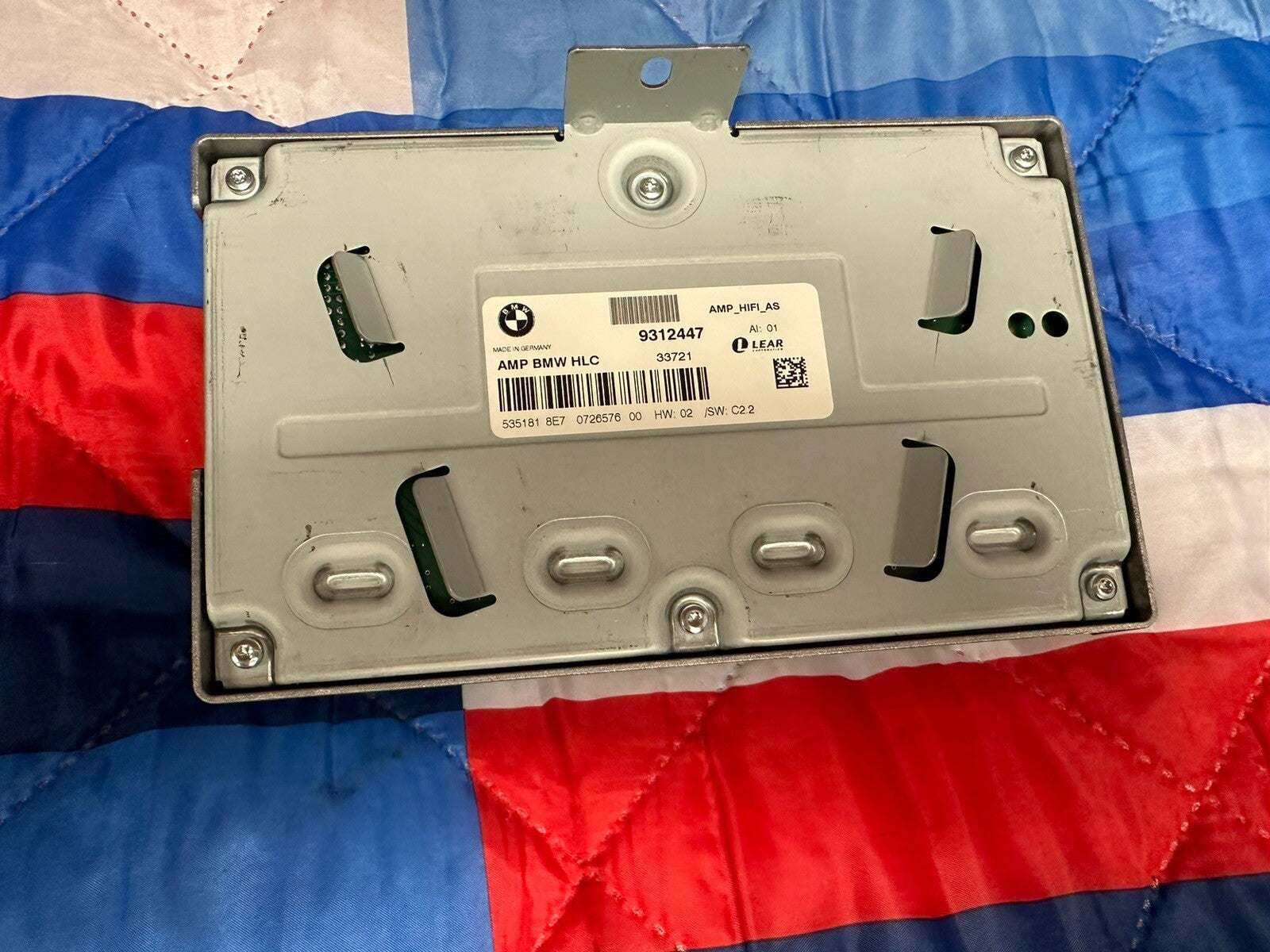 12-15 BMW 3 SERIES F30 AMP AMPLIFIER AUDIO STEREO HIFI SYSTEM OEM 9312447