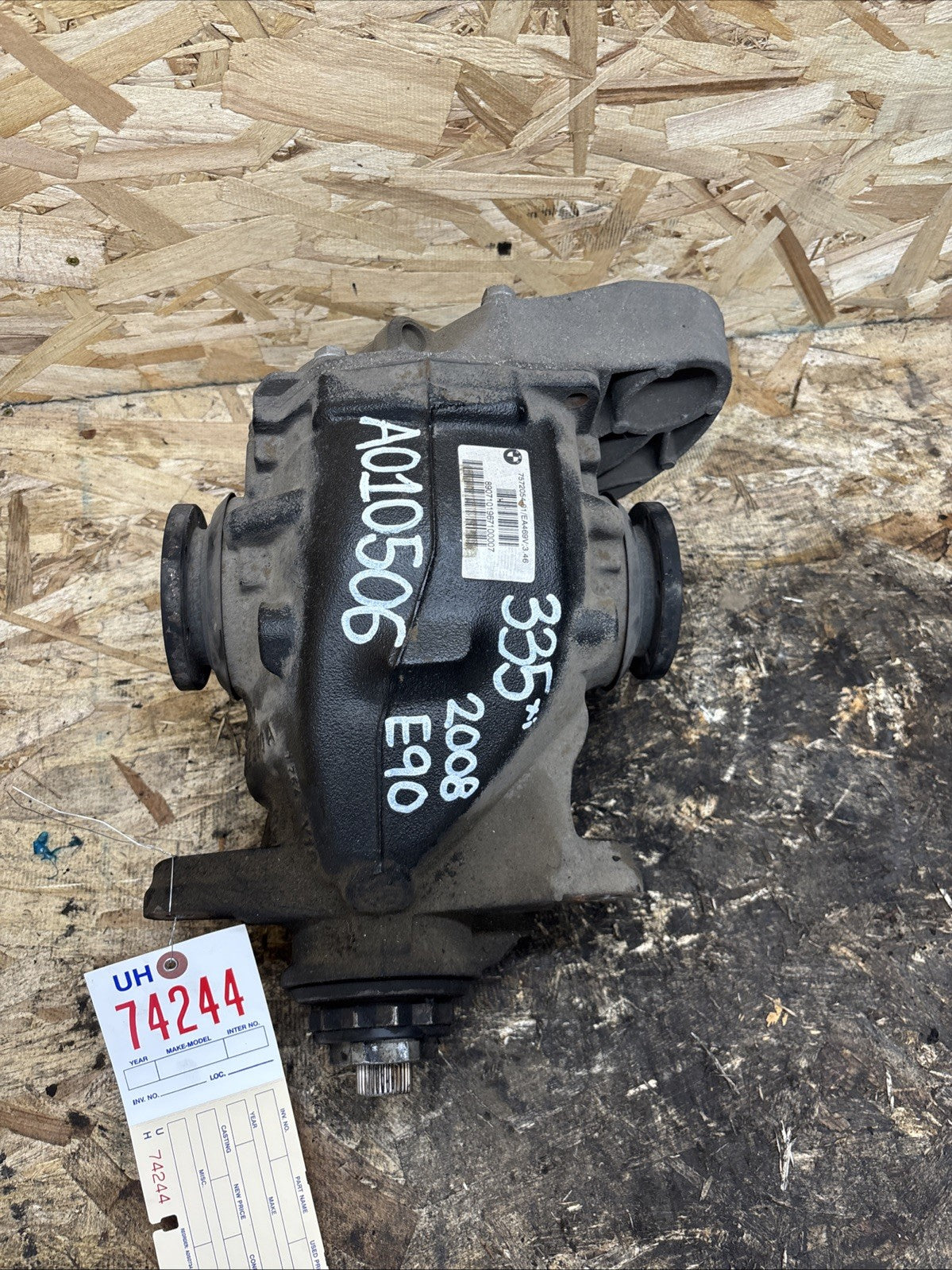 BMW REAR DIFFERENTIAL 3 SERIES 3.46 FINAL DRIVE E90 3310 7572054