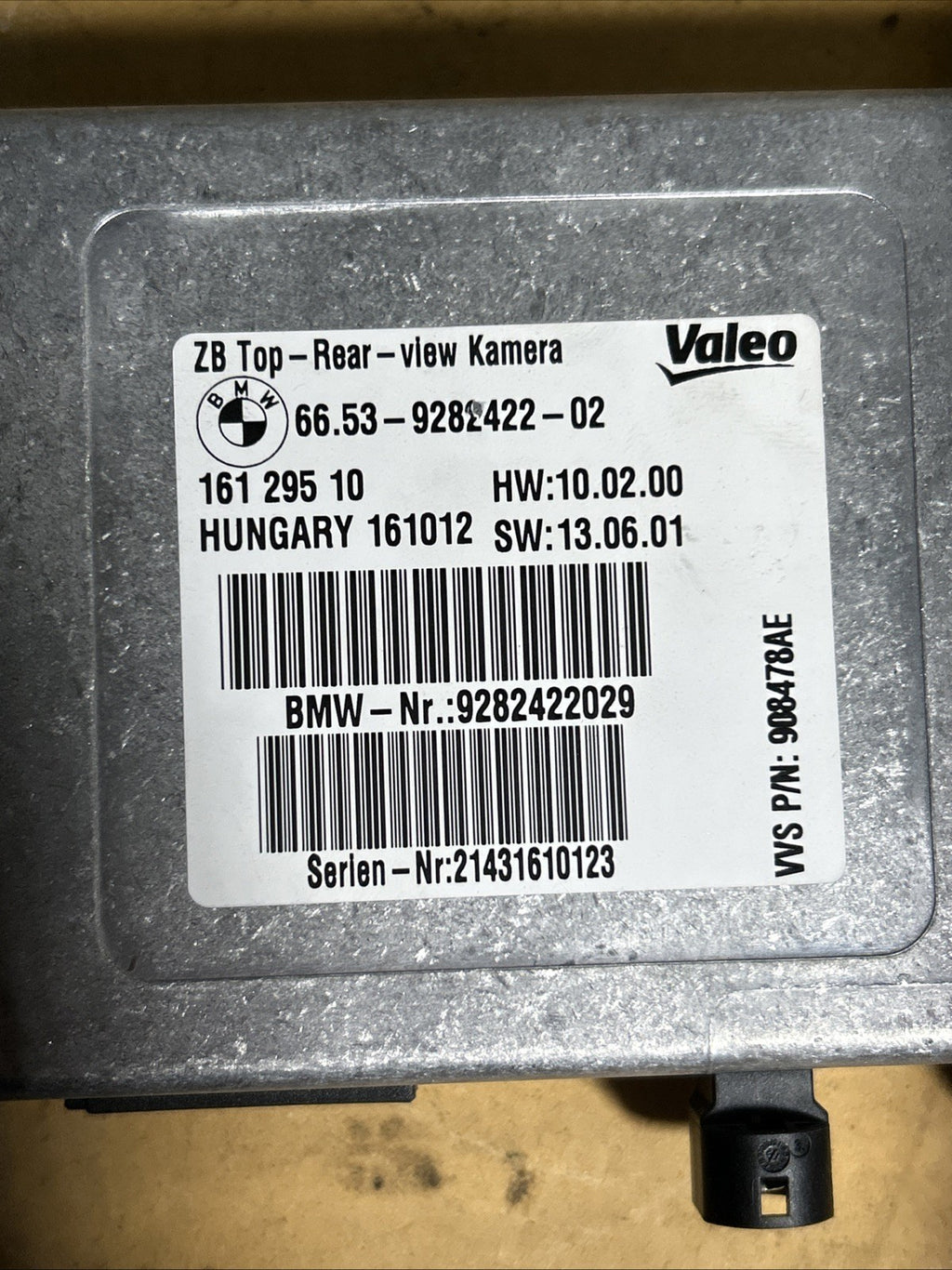 2011 - 2017 BMW X3 F25 Rear Camera Control Module Unit OEM 9282422
