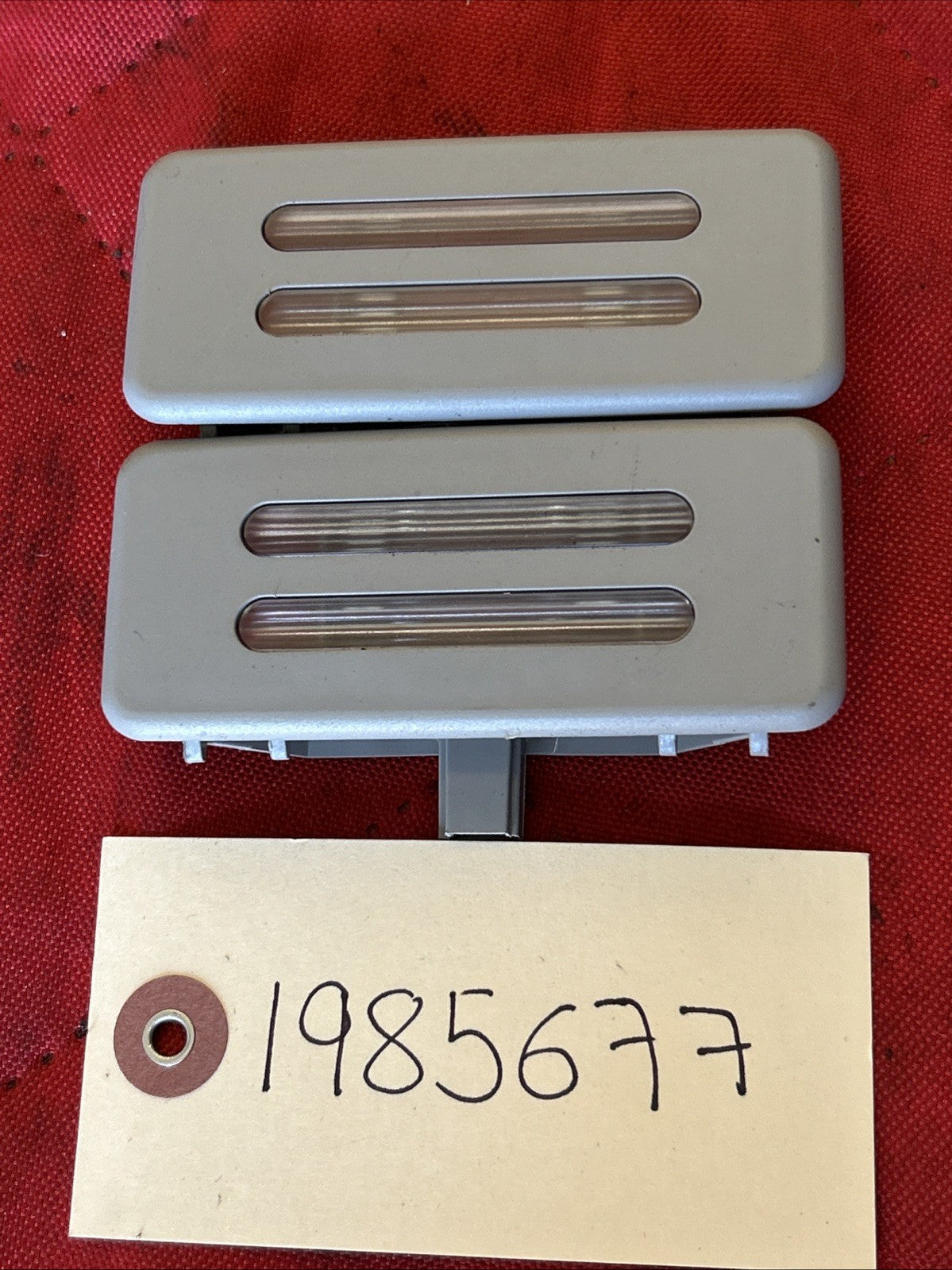 06-11 BMW E60,E70,E90,E91,E92 SUN VISOR INTERIOR LIGHT 6962011 SET OF 2 GREY