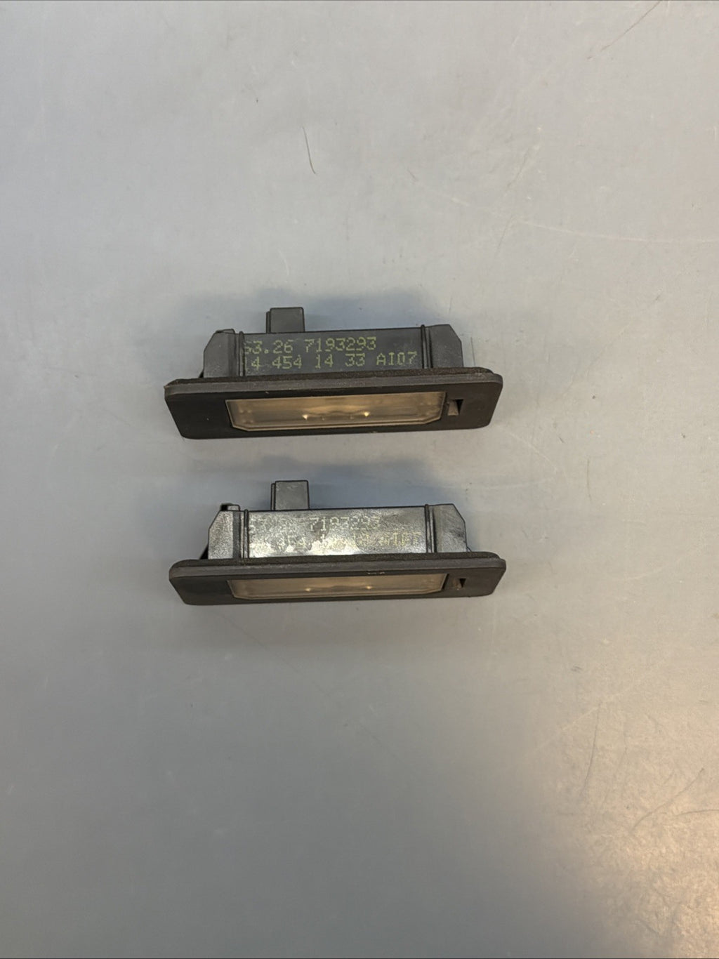 12-16 BMW F30 328i Rear Tailgate Trunk License Plate Light Lamp 7193293 Oem