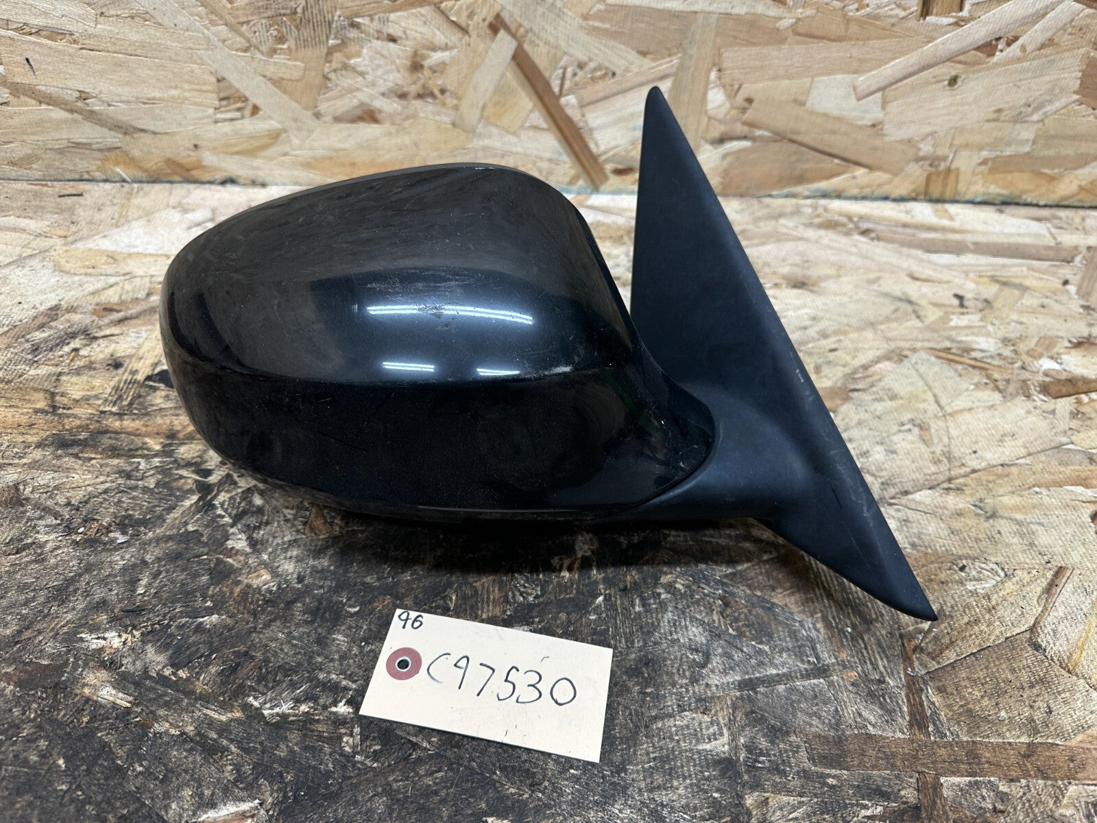 BMW 09-12 E90 LCI 3 SERIES FRONT RIGHT PASSANGER SIDE MIRROR BLACK OEM 7182695