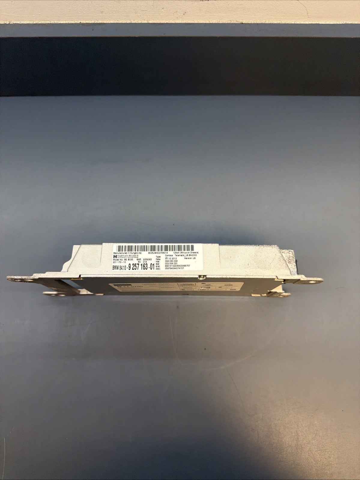 2009 - 2015 BMW 335i E90 E91 E92 X1 Telematics Bluetooth Control Module 9257163