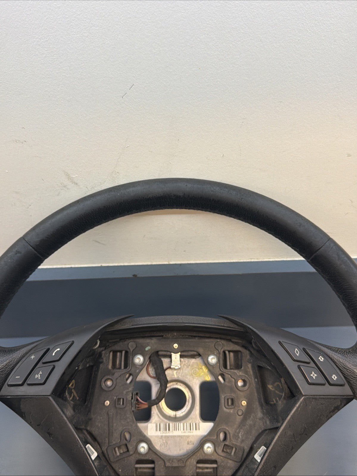 Leather Steering Wheel Multifunction BMW 5 (E60) 530I 6057422 OEM
