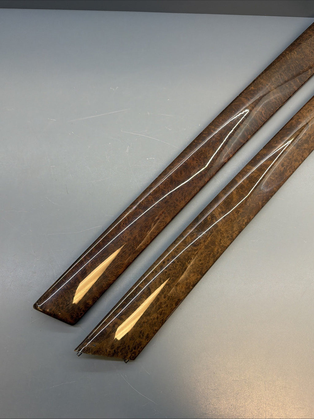 99-06 BMW 3 Series E46 Drivers Door Panel Trim Wood 8200725 8200726