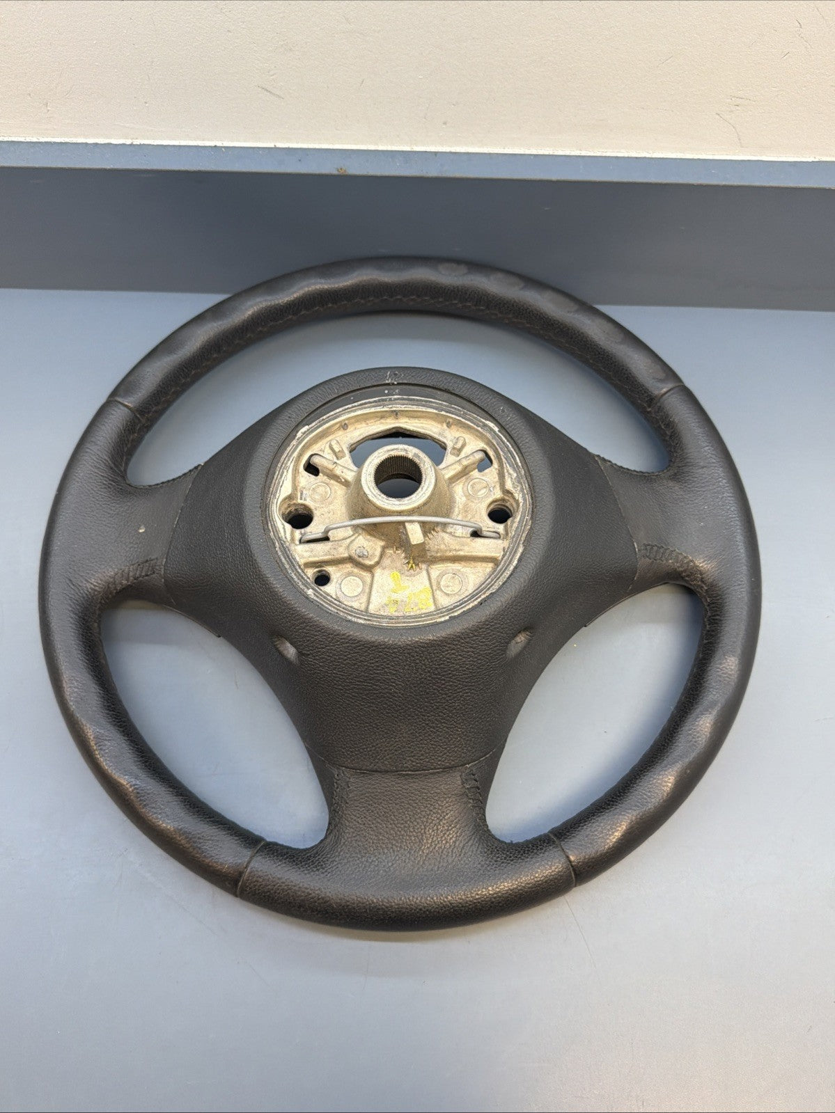 BMW 2006-2012 E90 E9X 3 SERIES BLACK LEATHER STEERING WHEEL OEM 3375E901
