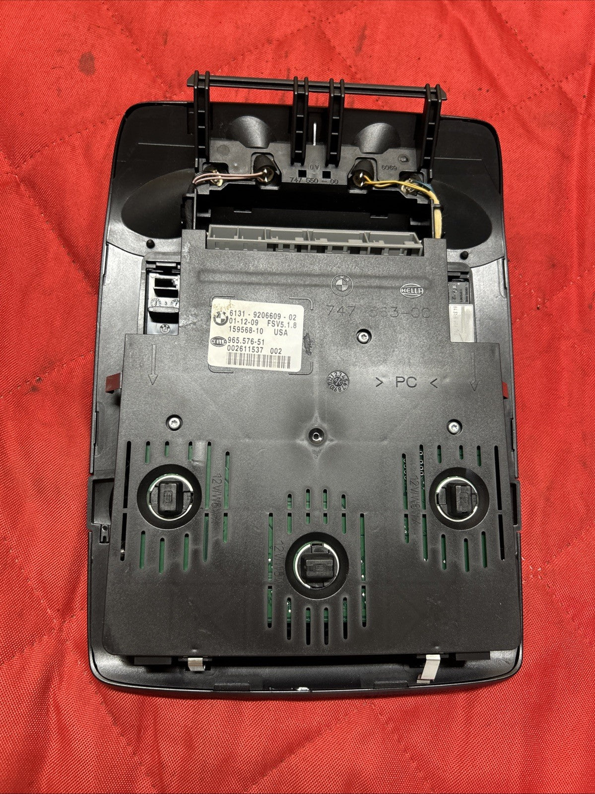 BMW E70 E71 X5 X6 FRONT OVERHEAD SUNROOF DOME SWITCH CONTROL UNIT OEM 9206609