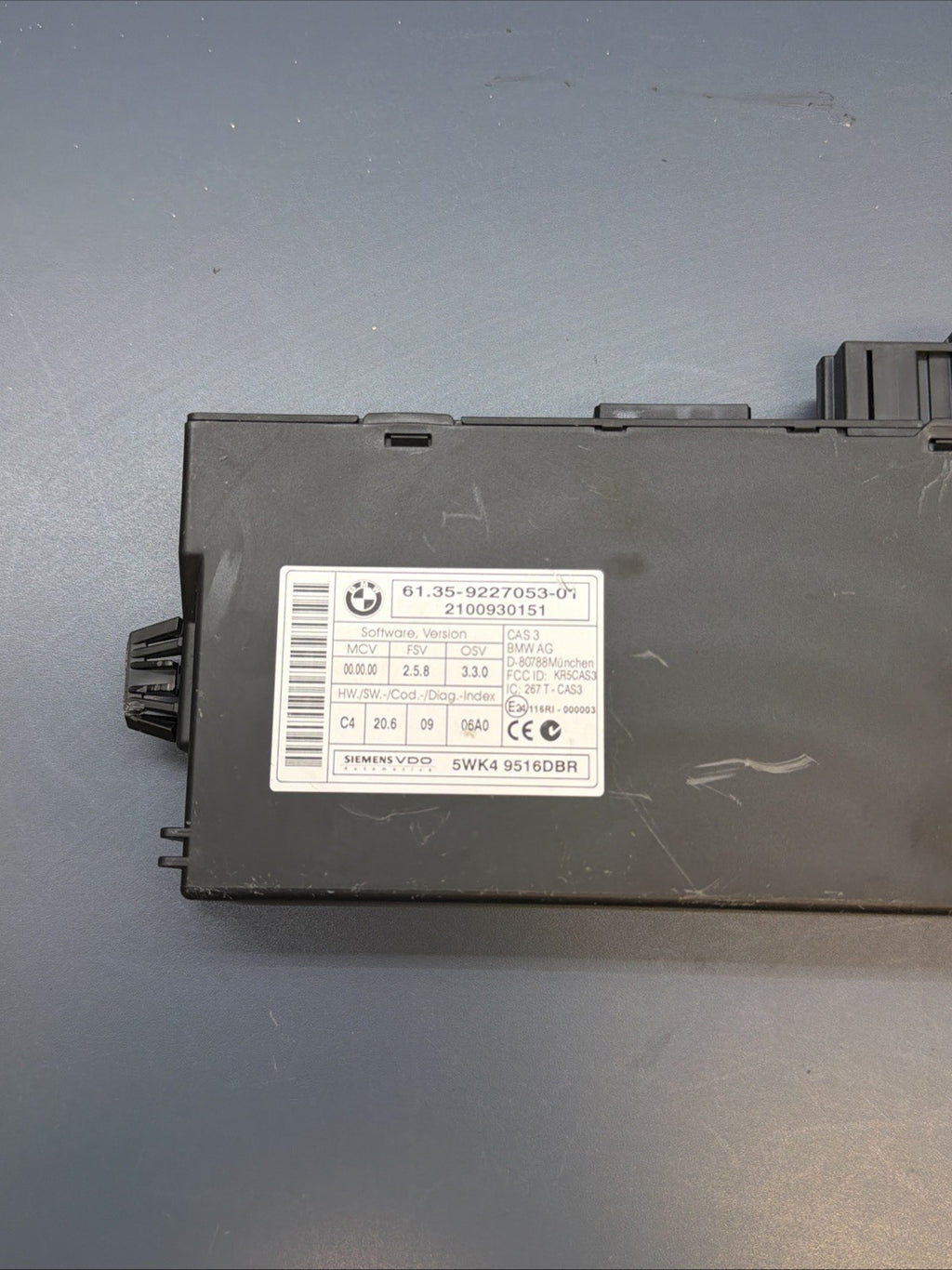 OEM 07-13 BMW E90 E92 E82 E88 N51 MSV80.1 ECU DME CAS3 KEY IGNITION SET 7614362