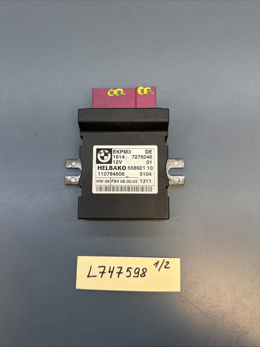 06-14 BMW E90 E92 E91 E88 E70 E71 E84 E89 Fuel Pump Control Module 7209286 OEM