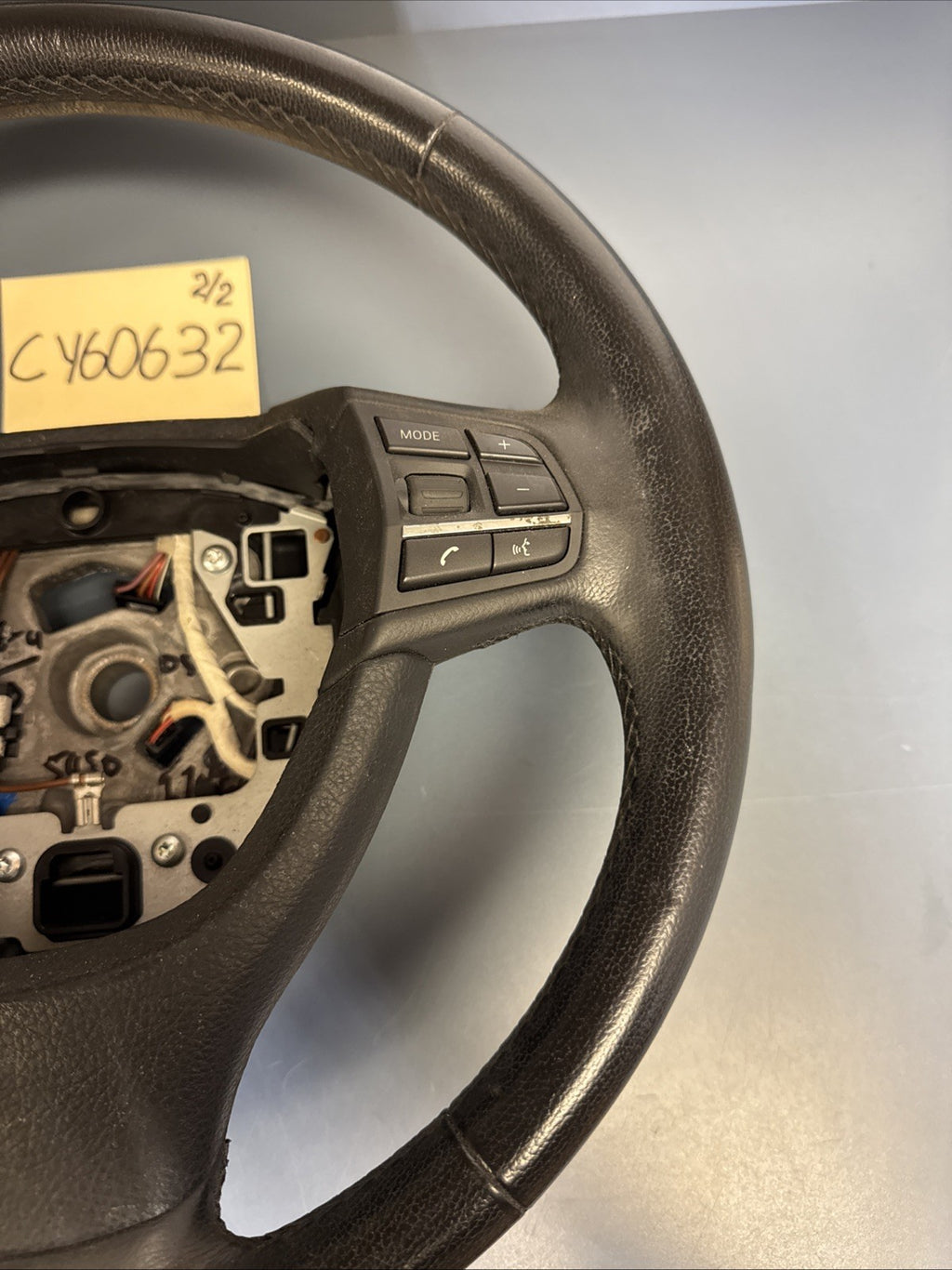 09-15 OEM BMW F07 F10 F01 F02 535 550 750 Steering Wheel Black Leather 6790886