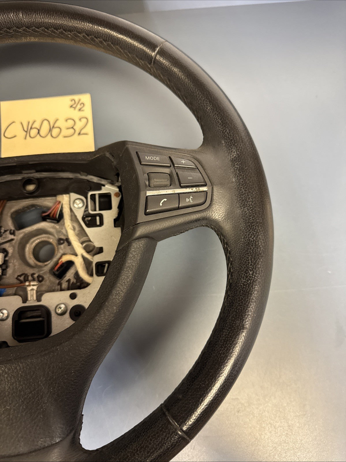 09-15 OEM BMW F07 F10 F01 F02 535 550 750 Steering Wheel Black Leather 6790886