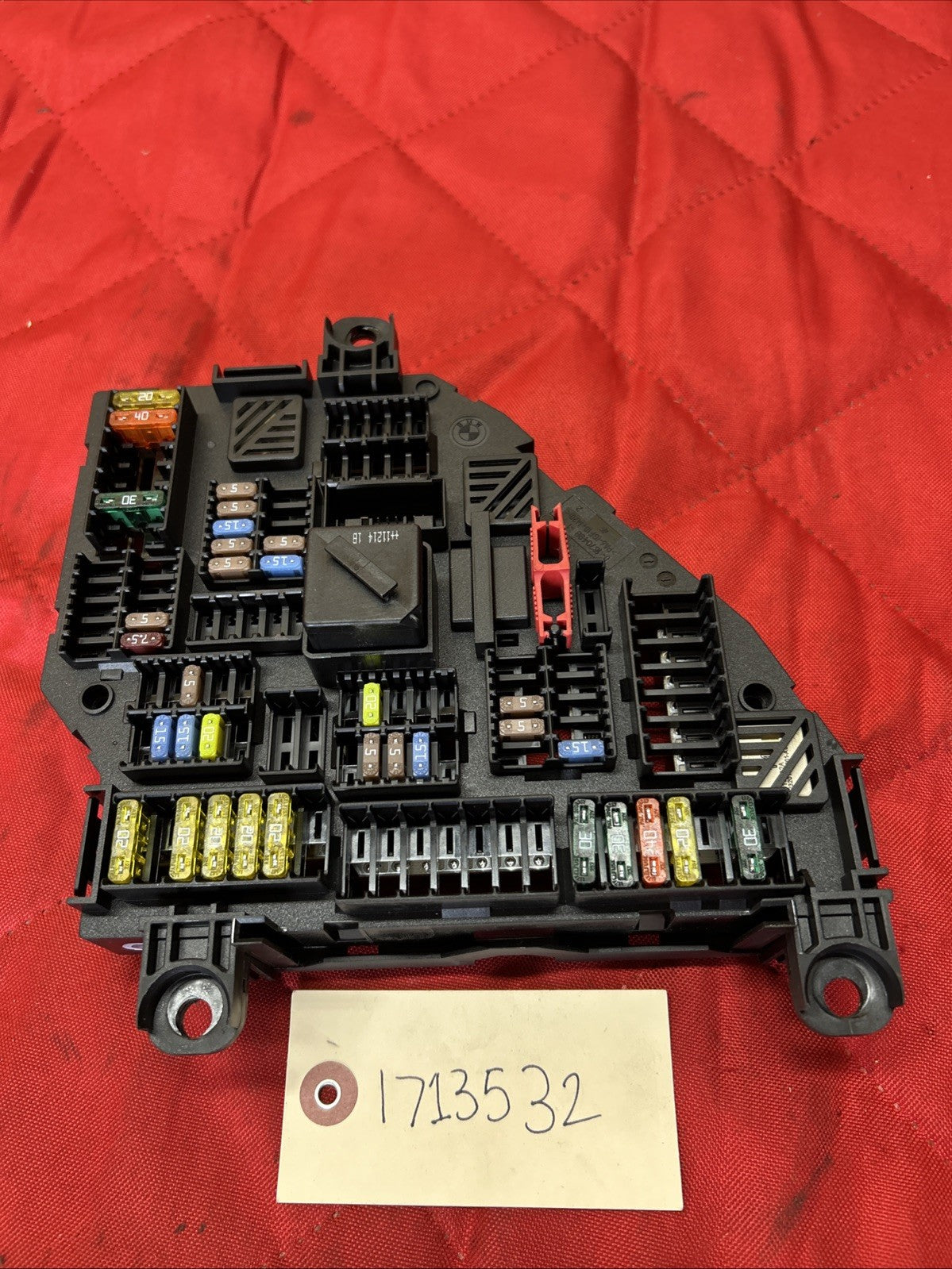 BMW 2011-2017 F25 X3 REAR TRUNK FUSE JUNCTION BOX OEM 9210859