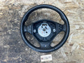 BMW 95-03 E39 5 SERIES M SPORT BLACK LEATHER STEERING WHEEL W/ BUTTONS 2229115