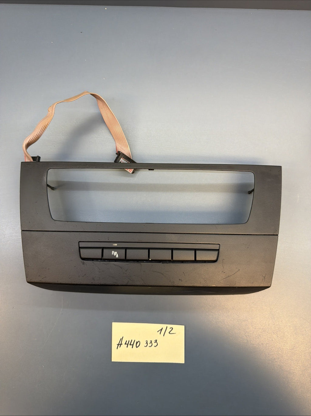 2007-2013 BMW 328i Front Dash Heated Seat Switch w/ Trim Cover 9120979 OEM.