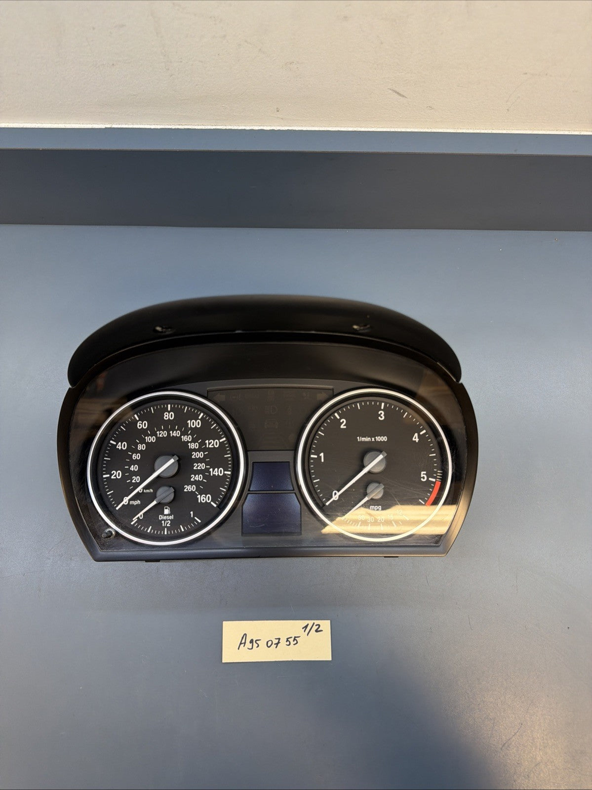 09-11 BMW 335D 3 SERIES 3.0L INSTRUMENT CLUSTER SPEEDOMETER OEM 9220993