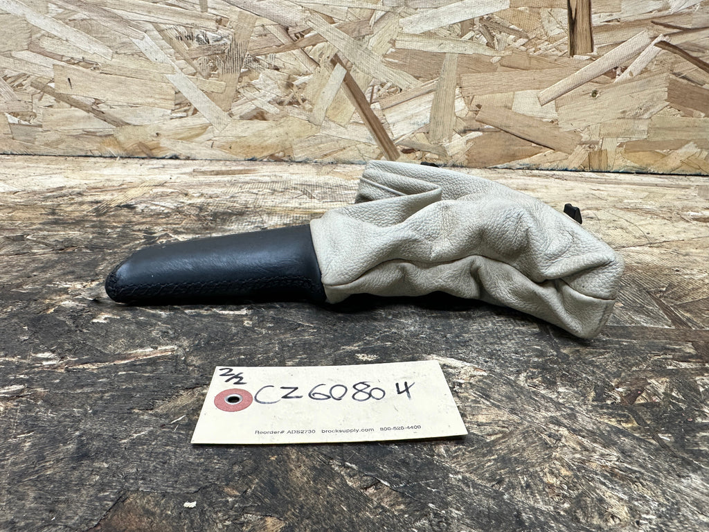BMW 03-10 E60 5 SERIES EMERGENCY BRAKE BOOT BEIGE/TAN OEM 07653544