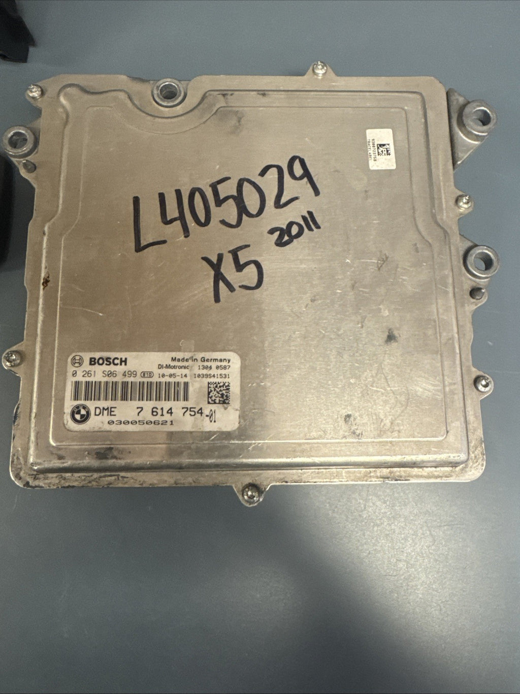 10-13 BMW E70 X5 xDrive ECU Engine Computer CAS Module Set With Key OEM 7614754