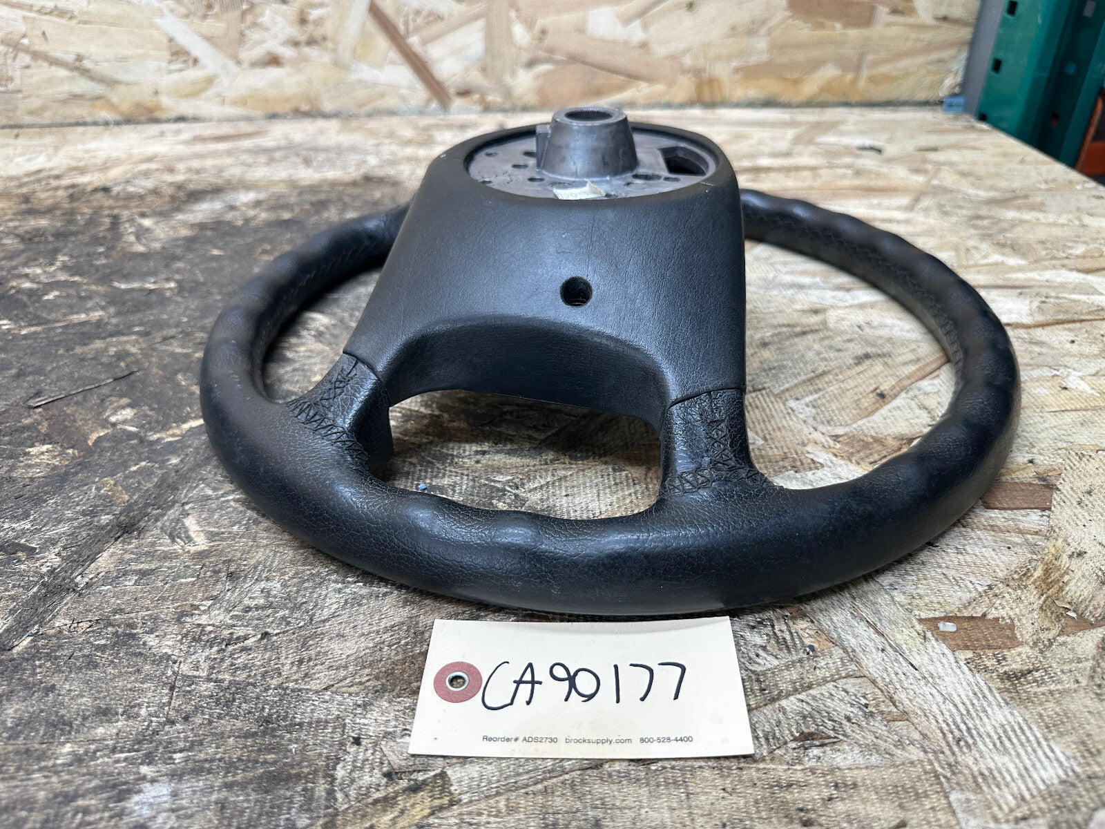 BMW 97-03 E46 3 SERIES BLACK LEATHER BASE MODEL STEERING WHEEL OEM 6753945