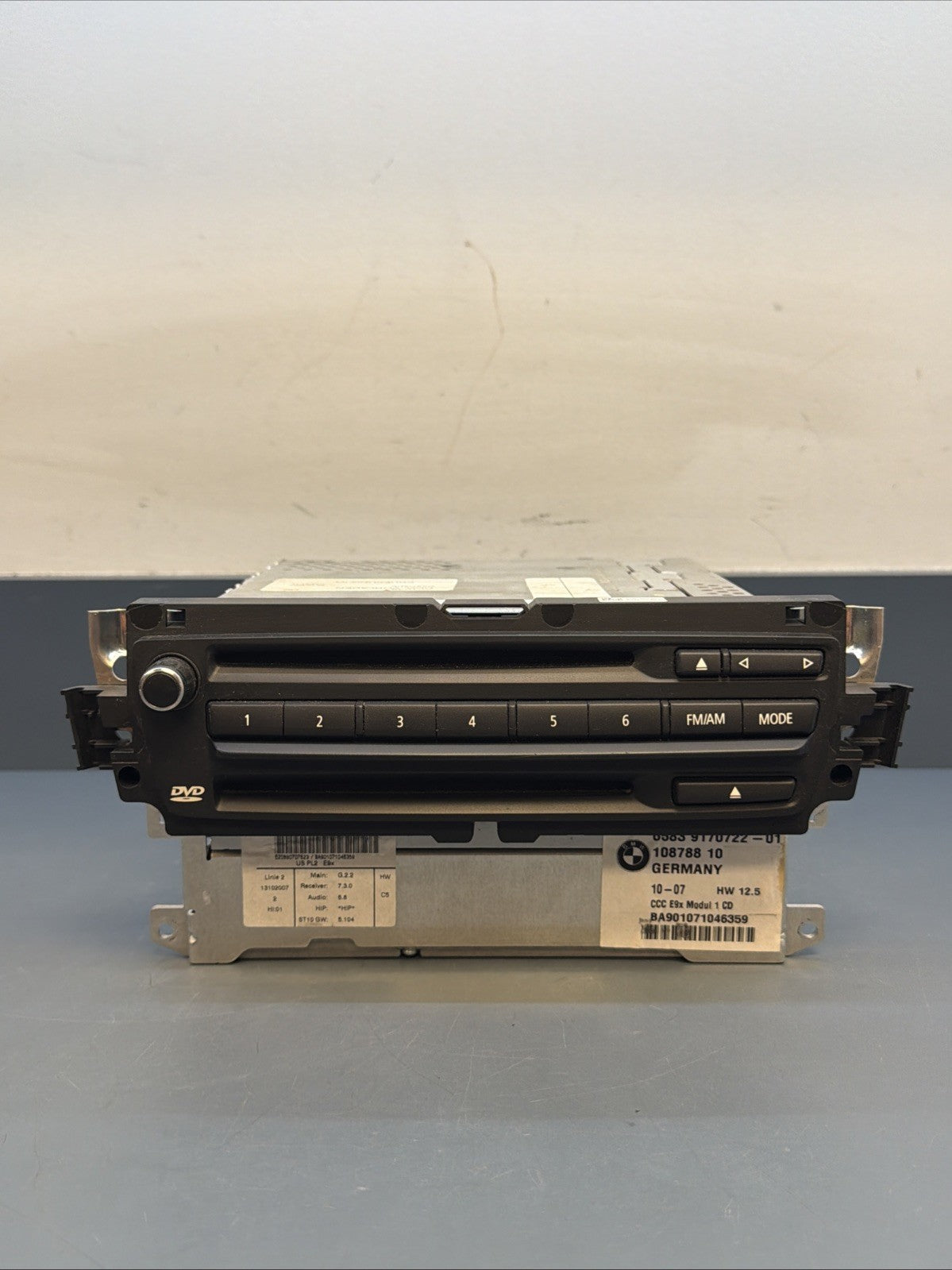 BMW 2006-2009 E90 3 SERIES NAVIGATION CD RADIO PLAYER OEM 9170722 CCC