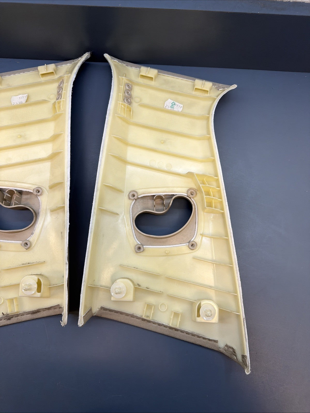 BMW 5 Series F10 F11 Trim B Pillar 9116349 9116350 Trim Cover Oyster Beige
